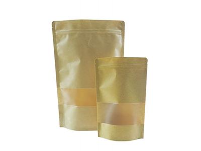 kraft stand up pouch